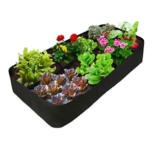 ASSR Fabric Raised Garden Bed, 135 Gallon 8 Holes Rectangle Breathable Planting Container Grow Bag Planter Pot for Plants, Flowers and Vegetables - Image 6