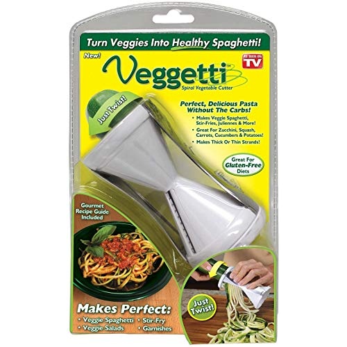 Ontel 1000203 Vegetable Spiralizer, Pack of 1, White - Image 1