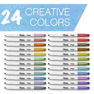 Sharpie S-Note Creative Markers, Highlighters, Assorted Colors, Chisel Tip, 24 Count - Image 6
