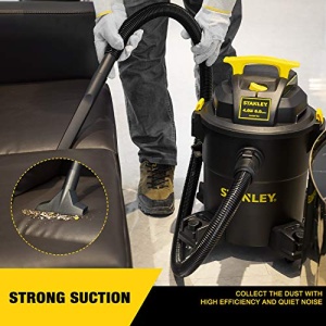 Stanley - SL18116P Wet/Dry Vacuum, 6 Gallon, 4 Horsepower Black - Image 5