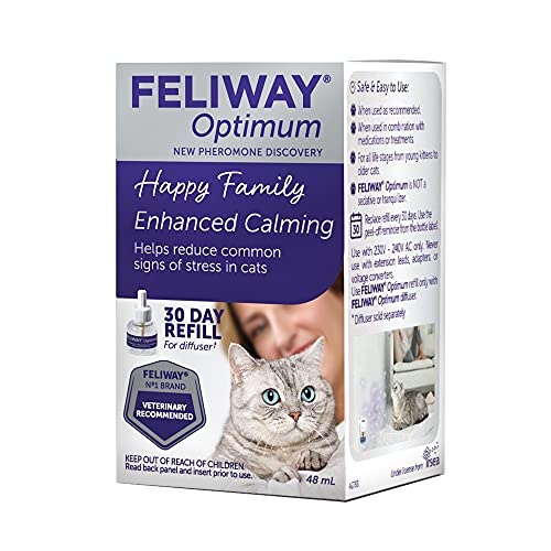 FELIWAY Optimum Cat, Enhanced Calming Pheromone Diffuser, 30 Day Refill - 1 Pack - Image 10