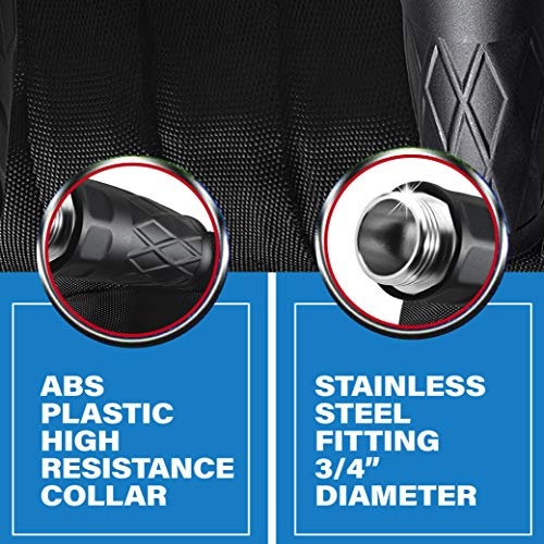 Bionic Flex 50? Garden Hose, Ultra Durable & Lightweight Weatherproof Garden Water Hose, 500 PSI Crush Resistant EZ Connect Metal Fittings, Tear Resistant, Kink Free Outdoor Hose, Outdoor Yard Hose - Image 4