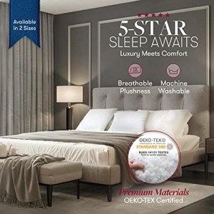 Beckham Hotel Collection Bed Pillows for Sleeping - Queen Size, Set of 2 - Cooling, Luxury Gel Pillow for Back, Stomach or Side Sleepers - Image 8