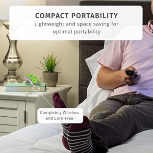 HoMedics Ribbit Mini Handheld Massager, Vibrating Electric Massager with Comfort Grip and LED Light, Batteries Included, Comes in variable colors, Green, Blue or Pink (Color May Vary) - Image 8