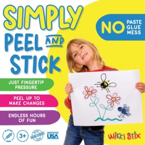 WikkiStix Sensory Fidget Toy, Arts and Crafts for Kids, Non-Toxic, Waxed Yarn, 6 inch, Reusable Molding and Sculpting Sticks, American, Assorted Colors, 24 Count (Pack of 1), Multi - Image 8