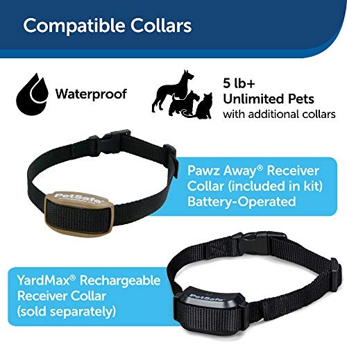 PetSafe Pawz Away Outdoor Pet Barrier for Cats and Dogs - Keeps Pets Out of Landscaping, Pools, Gardens, Water Features - Static Correction - Waterproof - Pet Proof Areas in Your Yard - Image 3