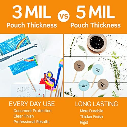 Scotch Thermal Laminating Pouches, 100-Pack, 8.9 x 11.4 Inches, Letter Size Sheets (TP3854-100) - Image 3