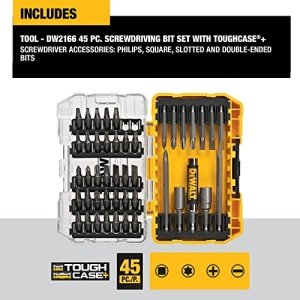 DEWALT Screwdriver Bit Set with Tough Case, 45-Piece (DW2166) - Image 9