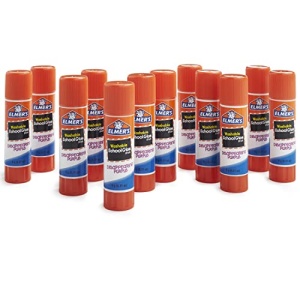 Elmer's Disappearing Purple School Glue Sticks, Washable, 6 Grams, 12 Count - Image 5