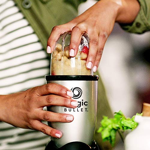 Magic Bullet Blender, Small, Silver, 11 Piece Set - Image 2