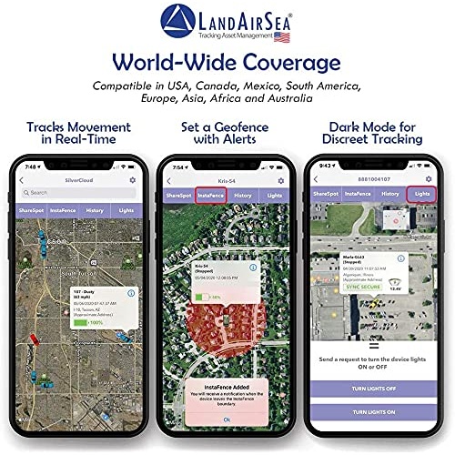 LandAirSea 54 GPS Tracker, - Waterproof Magnet Mount. Full Global Coverage. 4G LTE Real-Time Tracking for Vehicle, Asset, Fleet, Elderly and more. Subscription is required - Image 4