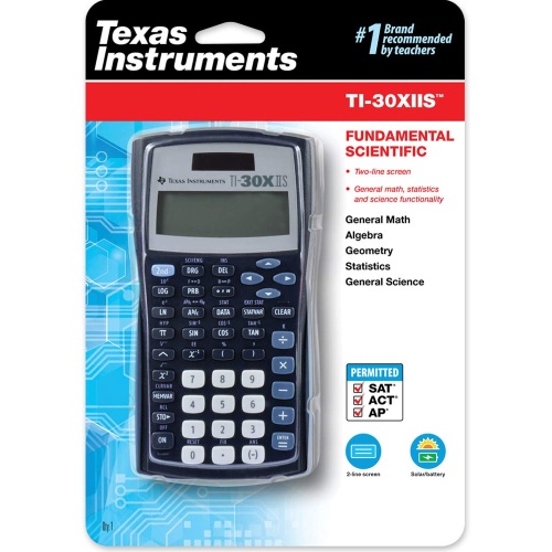 Texas Instruments TI-30XIIS Scientific Calculator, Black with Blue Accents - Image 4