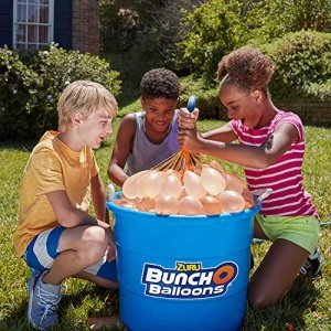 Bunch O Balloons Multi-Colored (10 Bunches) by ZURU, 350+ Rapid-Filling Self-Sealing Instant Water Balloons for Outdoor Family, Children Summer Fun (10 Bunches, 350 Balloons) Colors May Vary - Image 2