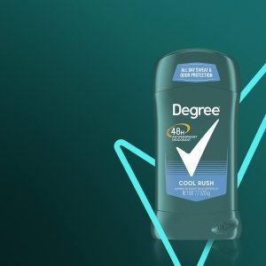 Degree Men Antiperspirant Deodorant 48-Hour Odor Protection Cool Rush Mens Deodorant Stick, 2.7 Oz (Pack of 6) - Image 14