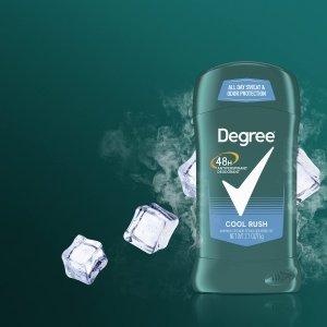 Degree Men Antiperspirant Deodorant 48-Hour Odor Protection Cool Rush Mens Deodorant Stick, 2.7 Oz (Pack of 6) - Image 15