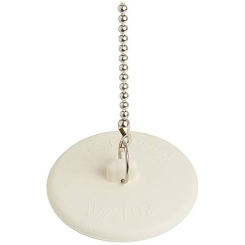Danco Rubber Tub Stopper with Chain, White (80783) - Image 6