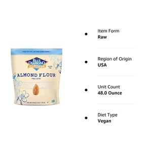 Blue Diamond Almonds Almond Flour, Gluten Free, Blanched, Finely Sifted, 48 oz - Image 2