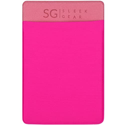Sleek Gear Slim Wallet for Men & Women, Minimalist Wallet, Thin Wallet, Card Holder, Business Card Holder, Credit Card Wallet, ID Holder, Front Pocket Wallet with 2 Card Slots (Pink) - Image 1