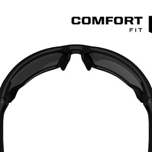 Mechanix Wear: Vision Type-X Safety Glasses with Advanced Anti Fog, Scratch Resistant, Black Frame, Protective Eyewear, Lightweight Glasses, Ventilated Temples, For Outdoor Use (Fire Mirror Lens) - Image 5