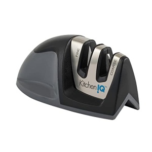KitchenIQ 50009 Edge Grip 2-Stage Knife Sharpener, Black - Image 4
