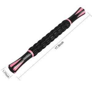 Yansyi Muscle Roller Stick for Athletes - Body Massage Roller Stick - Release Myofascial Trigger Points Reduce Muscle Soreness Tightness Leg Cramps & Back Pain for Physical Therapy & Recovery (Pink) - Image 6