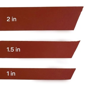 VSM Abrasives Shop Roll, 1 inch x 50 Yard, 80 Grit (Medium), Aluminum Oxide Abrasive Cloth Roll, F Weight Flexible Cotton Backing, Red and Brown Color, for Multifaceted Grinding Tasks - Image 5