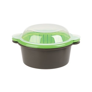 Progressive International Microwave Mini Steamer, Gray - Image 2