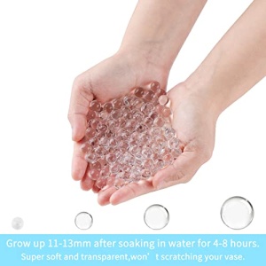 MAGICLUB 70,000 Clear Water Gel Beads for Vases,Transparent Gel Water Pearls Bead,Vase Fillers for Floating Pearls, Floating Candle Making,Wedding Centerpiece,Floral Arrangement,Floral Decorations - Image 6