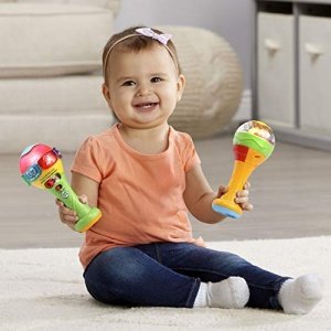 LeapFrog Learn & Groove Shakin' Colors Maracas includes One electronic maraca, one non-electronic maraca, Parent's Guide, Multicolor - Image 5