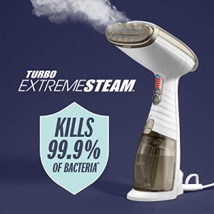 Conair Turbo Extreme Steam Hand Held Fabric Steamer, White/Champagne, One Size - Image 11