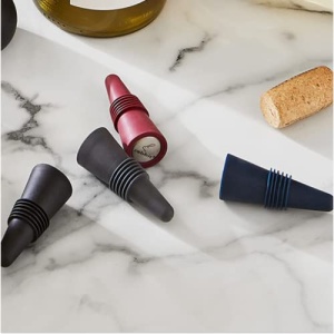 Rabbit Bottle Stoppers, Set of 4, Multicolor - Image 3
