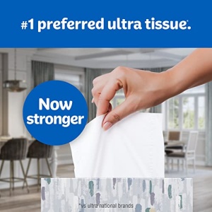 Kleenex Expressions Ultra Soft Facial Tissues, Soft Facial Tissue, 8 Flat Boxes, 120 Tissues per Box, 3-Ply (960 Total Tissues) - Image 7