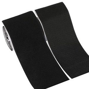 COCOBOO 4 Inch x 9 Feet Hook and Loop Tape, Strips with Adhesive, Nylon Self Adhesive Heavy Duty Strips for Home Office School Car and Crafting Organization - Image 6