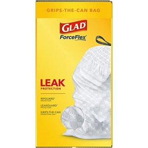 Glad® ForceFlex Tall Kitchen Drawstring Trash Bags, 13 Gallon, Unscented, 120 Count. - Image 3