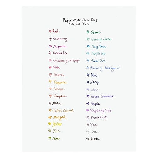 Paper Mate Flair Felt Tip Pens, Medium Point, Special Edition Tropical Vacation, Pack of 12 - Image 5