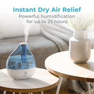 Pure Enrichment® MistAire™ Ultrasonic Cool Mist Humidifier - Quiet Air Humidifier for Bedroom, Nursery, Office, & Indoor Plants - Lasts Up To 25 Hours, 360° Rotation Nozzle, Auto Shut-Off, Night Light - Image 9