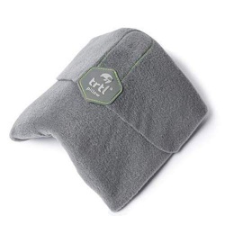 trtl Pillow - Scientifically Proven Super Soft Neck Support Travel Pillow - Machine Washable (Grey)