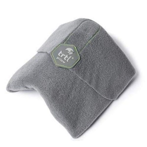 trtl Pillow - Scientifically Proven Super Soft Neck Support Travel Pillow - Machine Washable (Grey)