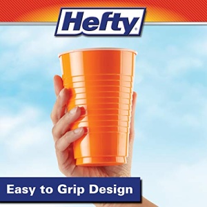 Hefty Party On Disposable Plastic Cups, Assorted, 16 Ounce, 100 Count - Image 2