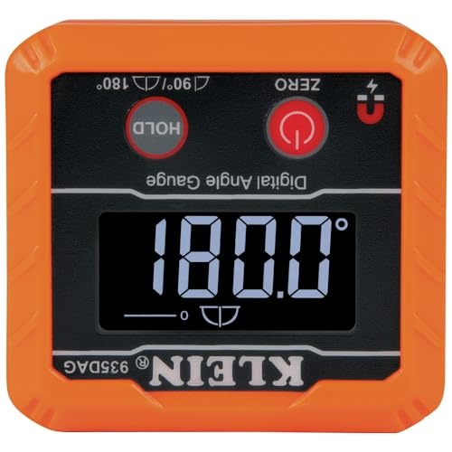 Klein Tools 935DAG Digital Electronic Level and Angle Gauge, Measures 0 - 90 and 0 - 180 Degree Ranges, Measures and Sets Angles - Image 4