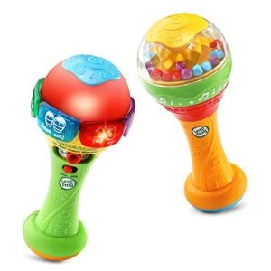 LeapFrog Learn & Groove Shakin' Colors Maracas includes One electronic maraca, one non-electronic maraca, Parent's Guide, Multicolor - Image 6