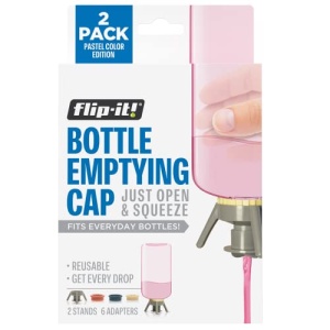 Flip-It! Bottle Emptying Kit (2 Pack, Pastel Color Edition)