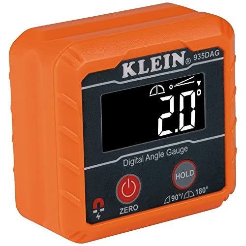 Klein Tools 935DAG Digital Electronic Level and Angle Gauge, Measures 0 - 90 and 0 - 180 Degree Ranges, Measures and Sets Angles - Image 1