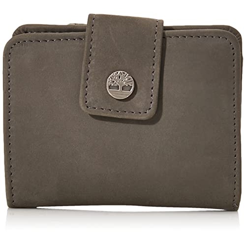 Timberland womens Leather RFID Small Indexer Wallet Billfold, Castlerock, One Size US - Image 1