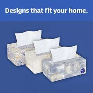Kleenex Expressions Ultra Soft Facial Tissues, Soft Facial Tissue, 8 Flat Boxes, 120 Tissues per Box, 3-Ply (960 Total Tissues) - Image 3