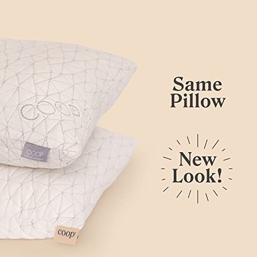 Coop Home Goods Original Loft Pillow Queen Size Bed Pillows for Sleeping - Adjustable Cross Cut Memory Foam Pillows - Medium Firm Back, Stomach and Side Sleeper Pillow - CertiPUR-US/GREENGUARD Gold - Image 2