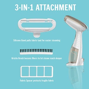 Conair Turbo Extreme Steam Hand Held Fabric Steamer, White/Champagne, One Size - Image 7