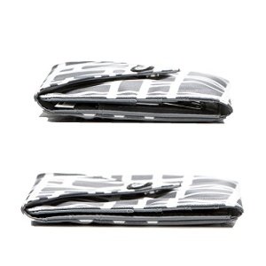 Big Skinny Women's Leather Slimvelope Tri-Fold Checkbook Slim Wallet, Holds Up to 40 Cards, Lightweight,slim, Graphite Cobble - Image 8