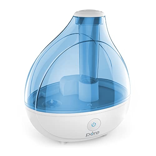 Pure Enrichment® MistAire™ Ultrasonic Cool Mist Humidifier - Quiet Air Humidifier for Bedroom, Nursery, Office, & Indoor Plants - Lasts Up To 25 Hours, 360° Rotation Nozzle, Auto Shut-Off, Night Light - Image 1