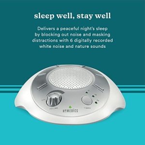 HoMedics White Noise Sound Machine | Portable Sleep Therapy for Home, Office, Baby & Travel | 6 Relaxing & Soothing Nature Sounds, Battery or Adapter Charging Options, Auto-Off Timer Sound Spa - Image 5